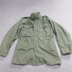 Vintage Alpha Industries Jacket Green Small Military M65 Scovill Vietnam 1970